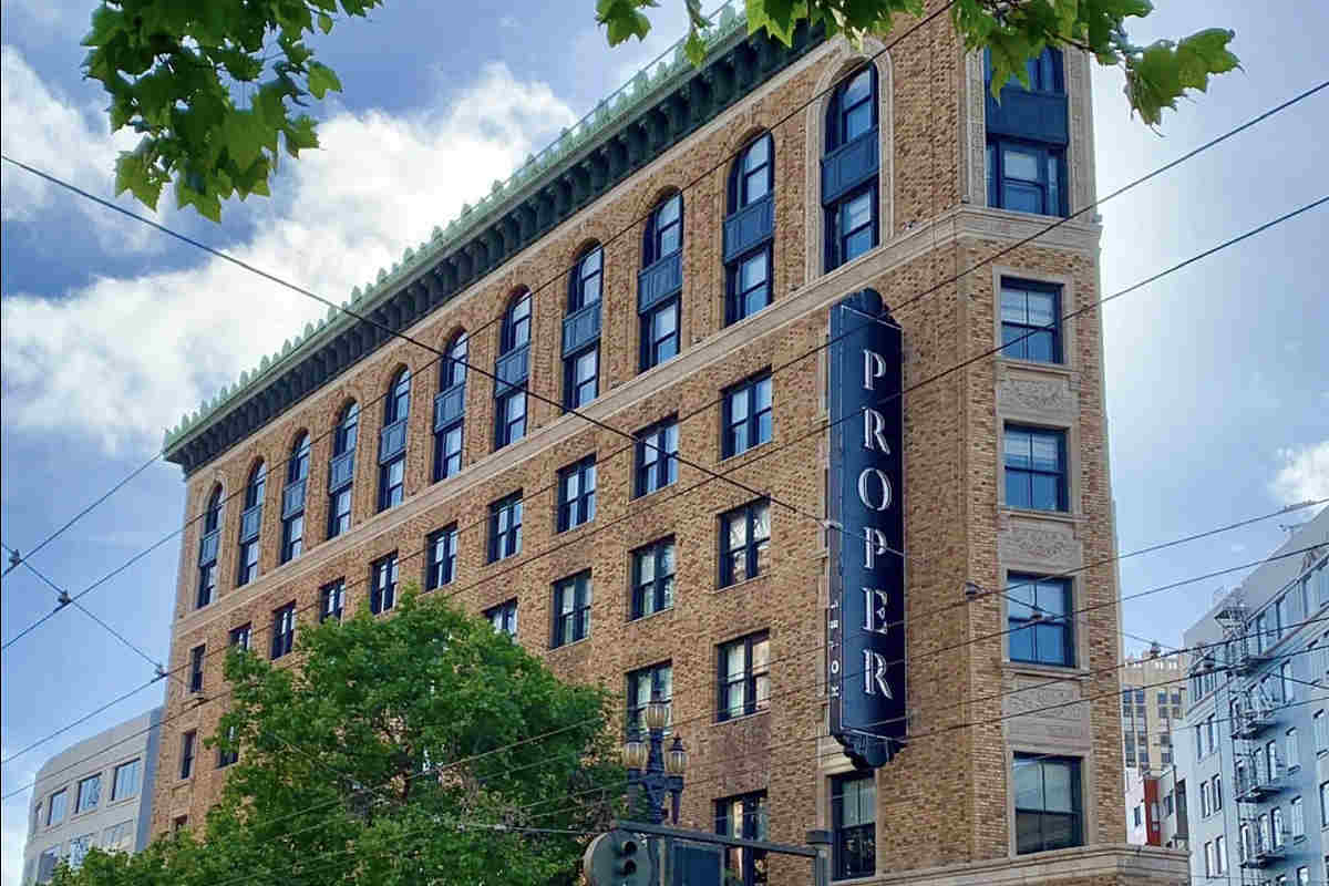 Photo of the Outside of the San Francisco Proper Hotel