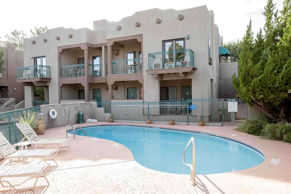 Pool at the Southwest Inn, Sedona Arizona.