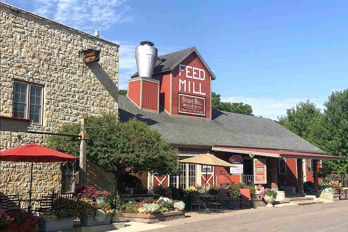 Stone Mill Themed Hot Tub Suites Hotel in Lanesboro, Minnesota