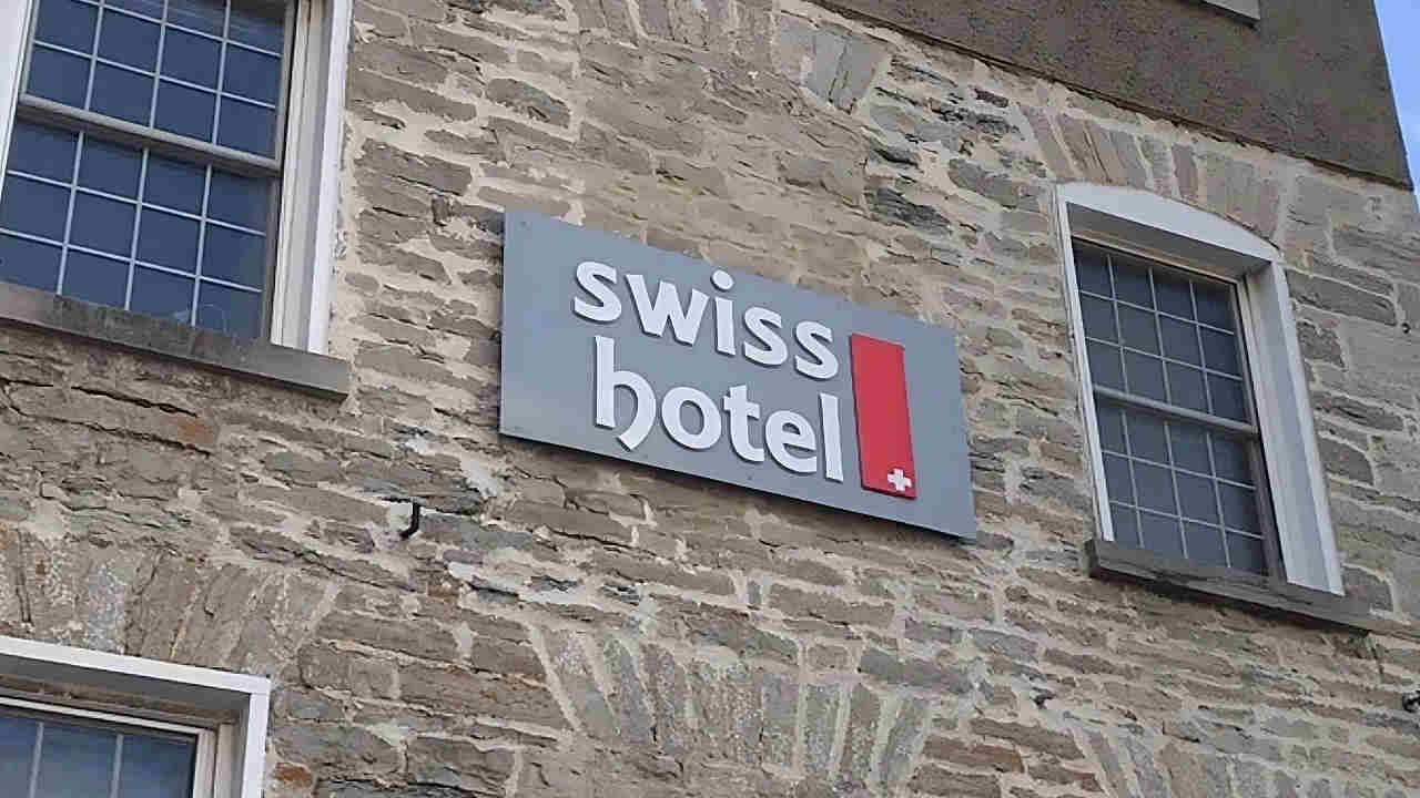 Outside Sign at the Swiss Hotel in Ottawa, Ontario