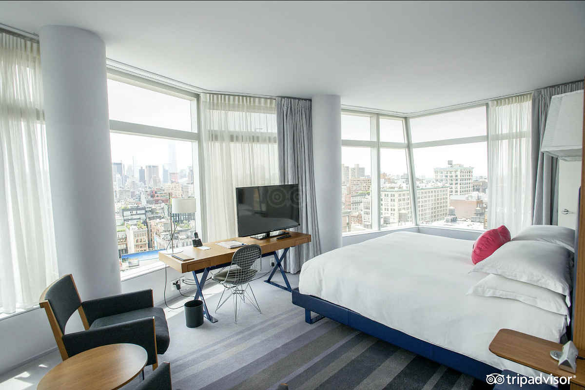 Room with City View at the Standard, East Village NYC