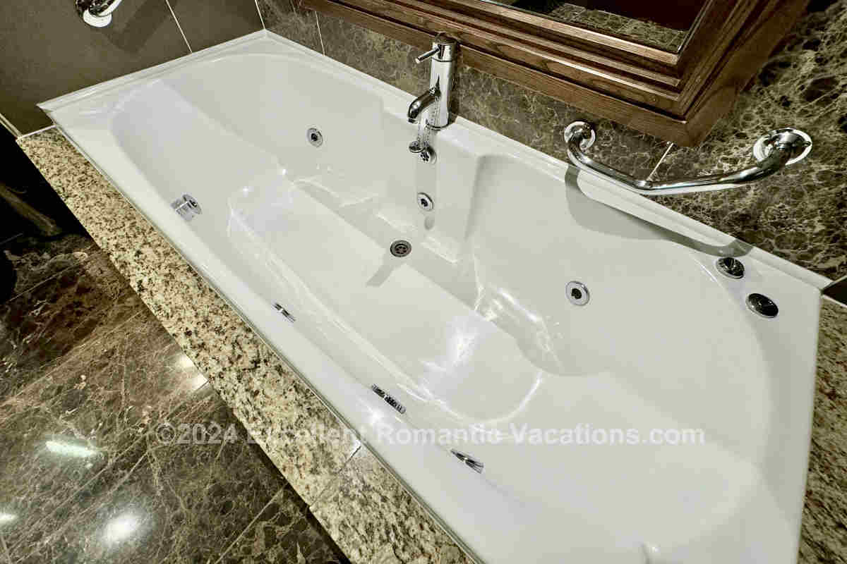 Jetted Tub in a Suite at Westport Plaza Hotel, Ireland