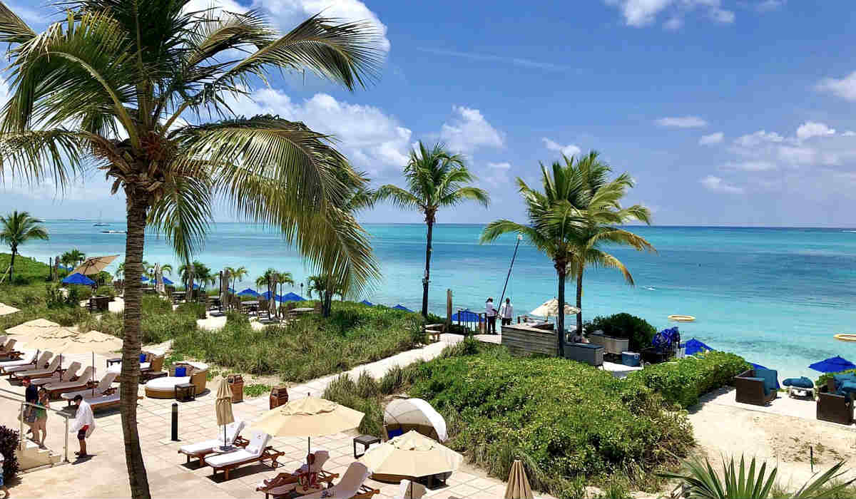 Relaxing Beach at Windsong Resort, Turks & Caicos Islands